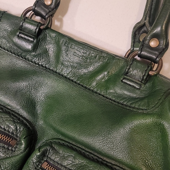 Liebeskind green crossbody leather bag - Picture 2 of 9
